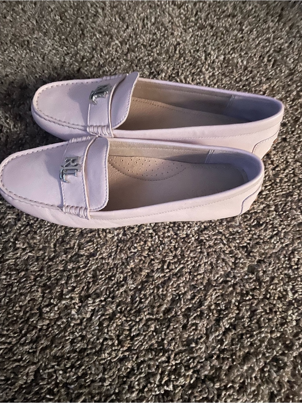 Ralph Lauren Pale Pink Leather RL Bit Loafers. Never Worn. Bought the wrong size - Picture 5 of 10